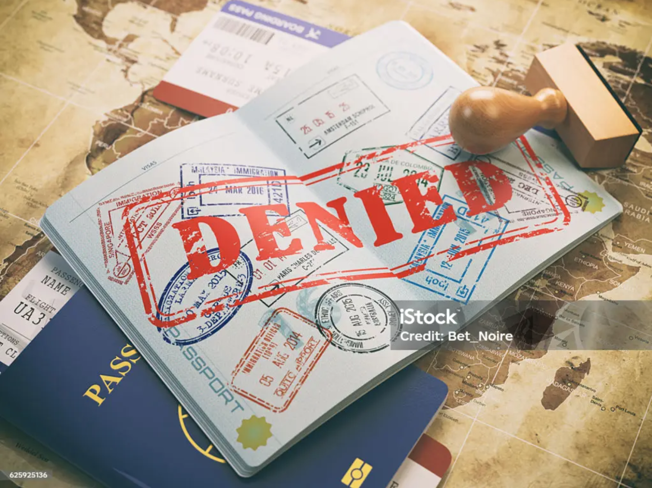 Les visas vers la France